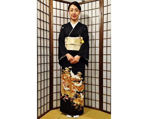 kuro tomesode - コピー